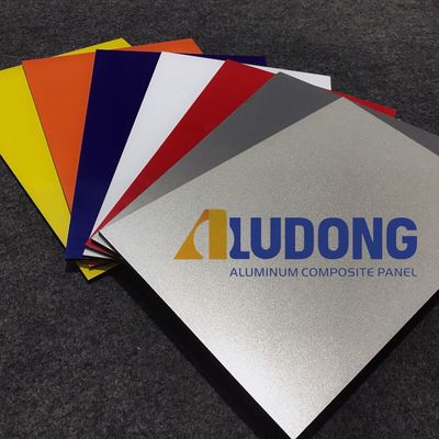 pannello composito di alluminio di 4mm PVDF per la facciata esteriore, rivestimento di costruzione