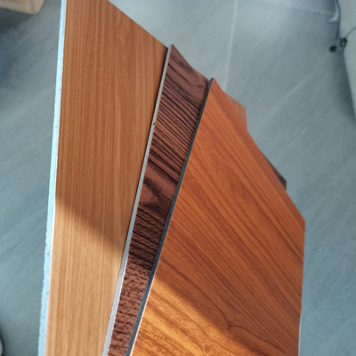 pannello composito di alluminio di legno di spessore di 8mm per la parete divisoria