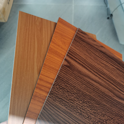Pannello composito di alluminio di legno 1220mm di PVDF per i materiali da costruzione