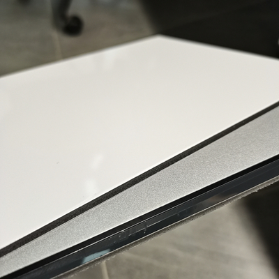 Alto strato della pubblicità di stabilità dimensionale del pannello composito di alluminio d'argento istantaneo di PVDF